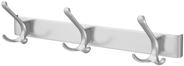 Afbeeldingen van Hermeta Kapstok 0823 inclusief 3 haken nummer 820