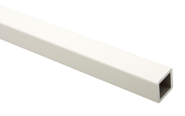 Afbeeldingen van Hermeta Koker voor doorvalbeveiliging 3650 28 x 28 x 3.5 mm, wit, aluminium