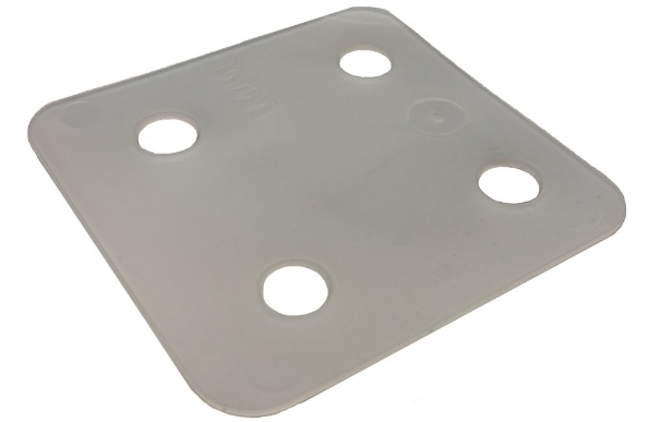 Afbeeldingen van GB Drukplaat in zakverpakking ks 70x70 z sleuf 1mm