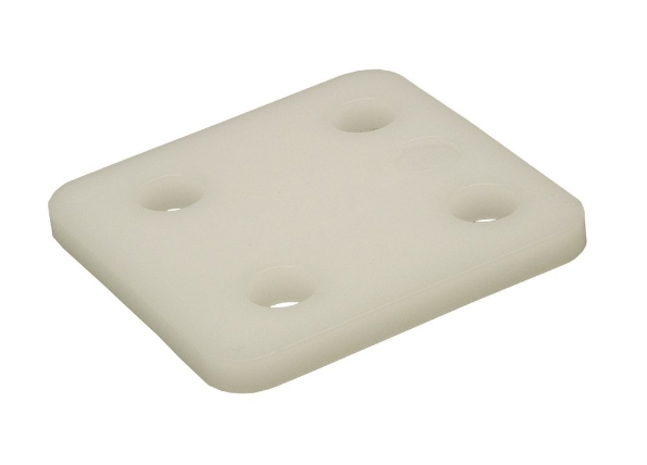 Afbeeldingen van GB Drukplaat in zakverpakking 6 mm 70 x 70 mm zonder sleuf transparant kunstof