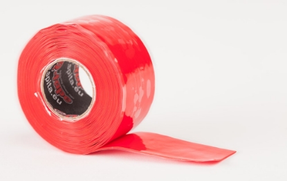 Afbeeldingen van Afdichtingsbandages Resq 25.4 mm, 3.65 meter, zelfhechtend, rood, siliconen