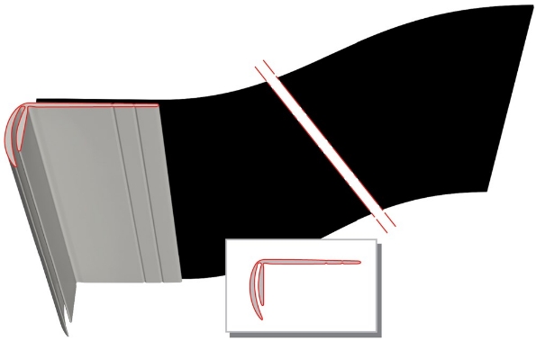 Afbeeldingen van illbruck PVC Lateislabbe ZDP ME533 60cm 25 meter