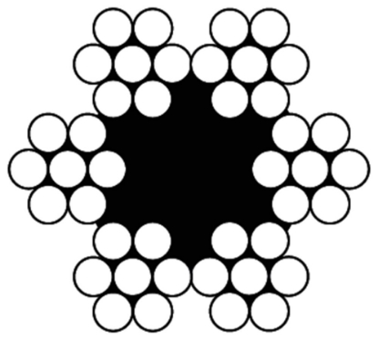Afbeeldingen van DX Staalkabel , 2 mm, 6 x 7 draden, gegalvaniseerd, verzinkt