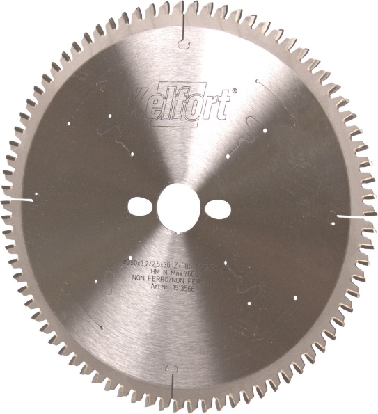 Afbeeldingen van Kelfort Cirkelzaagblad hard metaal, 216 x 2.8 mm, asgat 30 mm, 60 tanden, wsn-wneg
