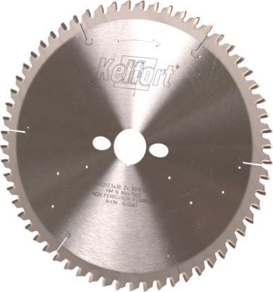 Afbeeldingen van Kelfort Cirkelzaagblad hard metaal, 250 x 3.2 mm, asgat 30 mm, 60 tanden, tfn