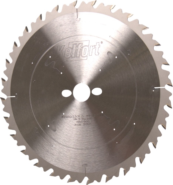 Afbeeldingen van Kelfort Cirkelzaagblad hard metaal, 300 x 3.2 mm, asgat 30 mm, 24 tanden, ws/b-lwz
