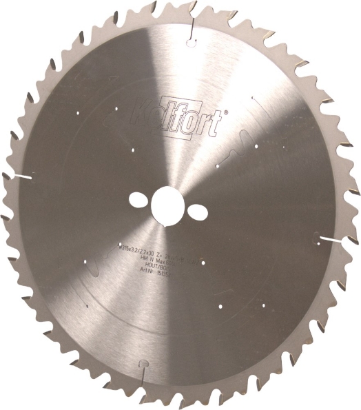 Afbeeldingen van Kelfort Cirkelzaagblad hard metaal, 315 x 3.2 mm, asgat 30 mm, 28 tanden, ws-lwz