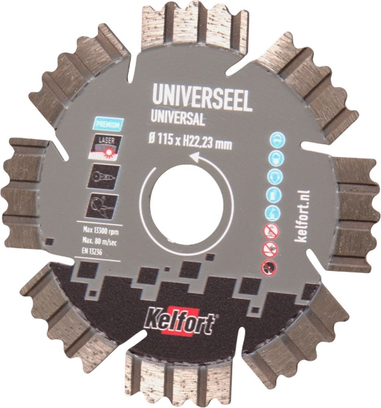 Afbeeldingen van Kelfort Diamantzaag universeel premium 115mm