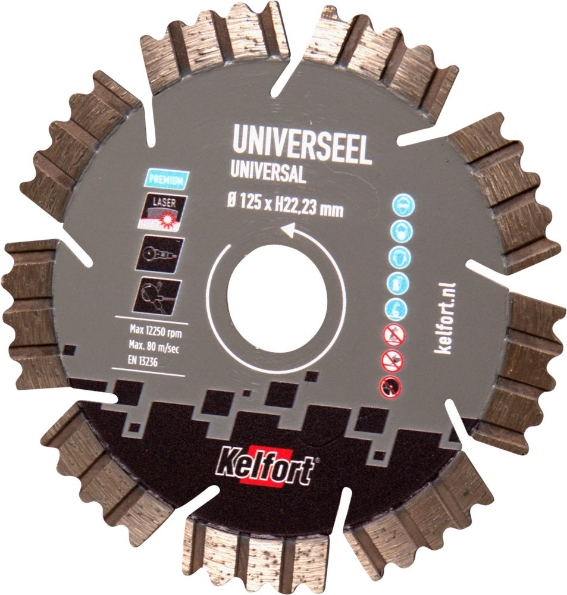Afbeeldingen van Kelfort Diamantzaag universeel premium 125mm
