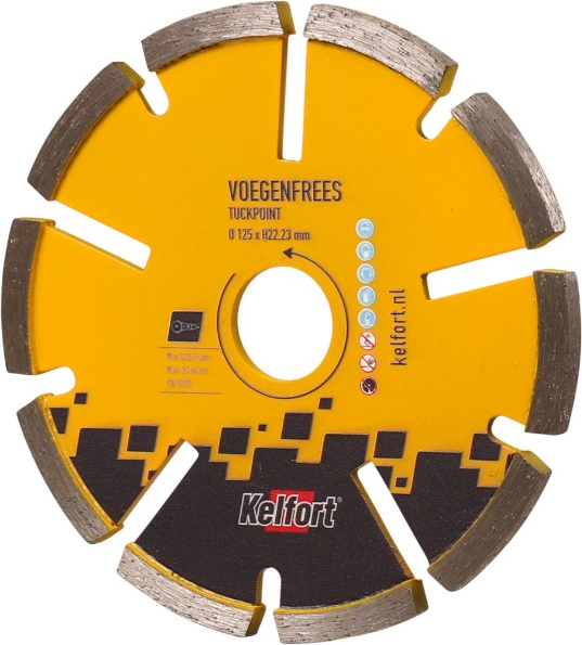 Afbeeldingen van Kelfort Diamant voegenfrees 125mm