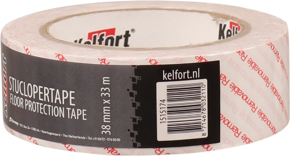 Afbeeldingen van Kelfort Stuclopertape 38 mm, 33 meter, verwijderbaar
