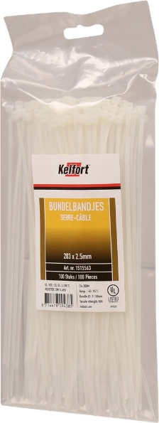 Afbeeldingen van Kelfort Bundelband, 200 x 2.5 mm, transparant