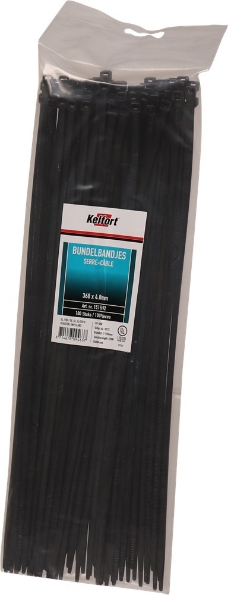 Afbeeldingen van Kelfort Bundelband, 370 x 4.8 mm, zwart
