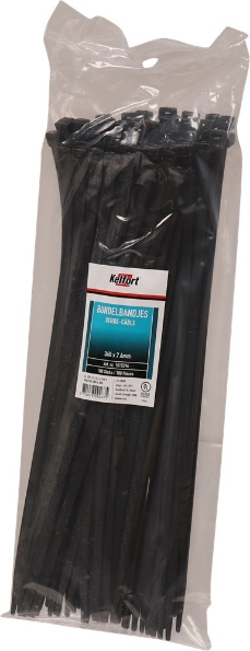 Afbeeldingen van Kelfort Bundelband, 360 x 7.6 mm, zwart