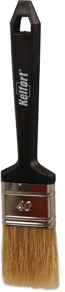 Afbeeldingen van Kelfort Wegwerpkwast 14 x 40 mm maat 40 wit haar