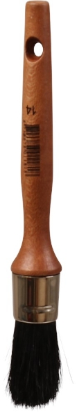 Afbeeldingen van Kelfort Ronde kwast mt 14 24mm zwart haar hout