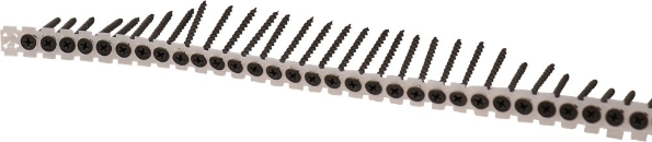 Afbeeldingen van Kelfort Snelbouwschroef op band 3.9 x 45 mm grove draad trompetkop zwart