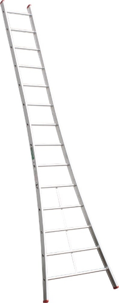 Afbeeldingen van Kelfort Ladder KEL-VR 1x143411 recht aluminium