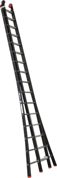 Afbeeldingen van Kelfort Opsteekladder MAGNUS 2x16 polyester gecoat