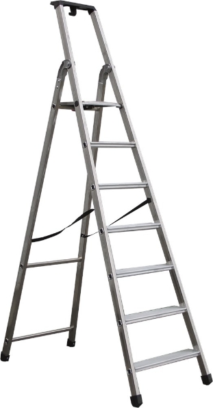 Afbeeldingen van Kelfort Plateautrap SEMI-PROF 7 treden