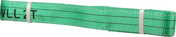 Afbeeldingen van Kelfort Hijsband PHK60-2, 2 meter 2000 kilo groen met certificaat
