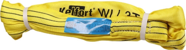 Afbeeldingen van Kelfort Rondstrop RSK30-1.5  1,5 meter 3000 kilo geel met certificaat