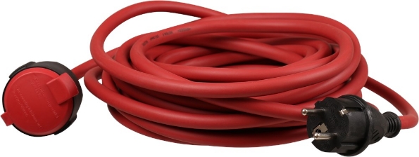 Afbeeldingen van kelfort Verlengsnoer 10 meter 3x1.5mm2 h07rn-f rood neopreen