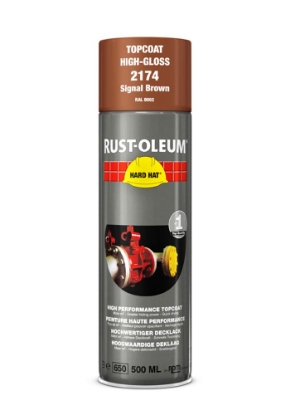 Afbeeldingen van RUST-OLEUM® Deklaag Hard Hat signaalbruin 500ml