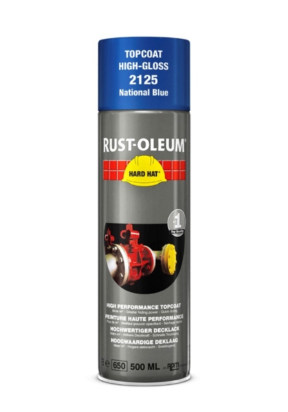 Afbeeldingen van RUST-OLEUM® Deklaag Hard Hat nationaalblauw 500ml