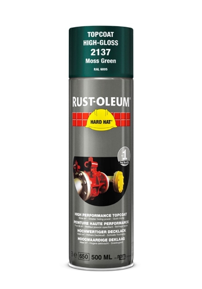 Afbeeldingen van RUST-OLEUM® Deklaag Hard Hat mosgroen 500ml