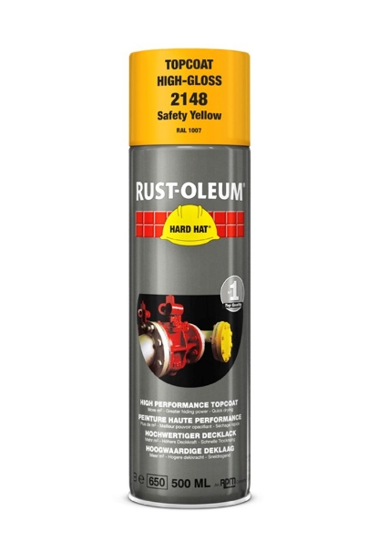 Afbeeldingen van RUST-OLEUM® Deklaag Hard Hat veiligheidsgeel 500ml