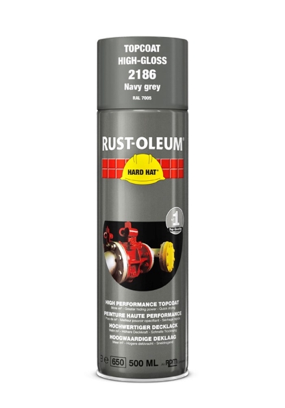 Afbeeldingen van RUST-OLEUM® Deklaag Hard Hat, 500 ml, ral 7005, marine grijs  