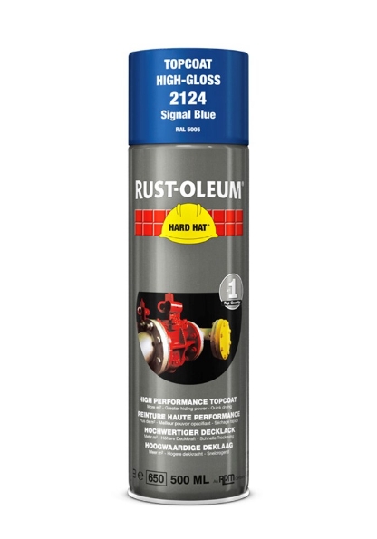 Afbeeldingen van RUST-OLEUM® Deklaag Hard Hat, 500 ml, ral 5005, signaal blauw  