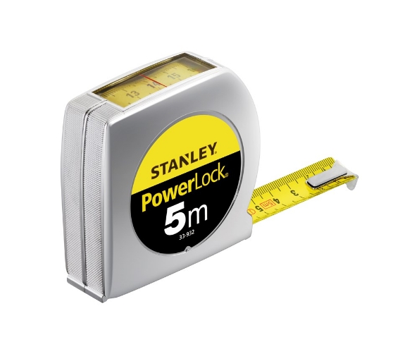 Afbeeldingen van STANLEY Rolbandmaat PowerLock® Boveninkijkvenster 0-33-932, 5 meter