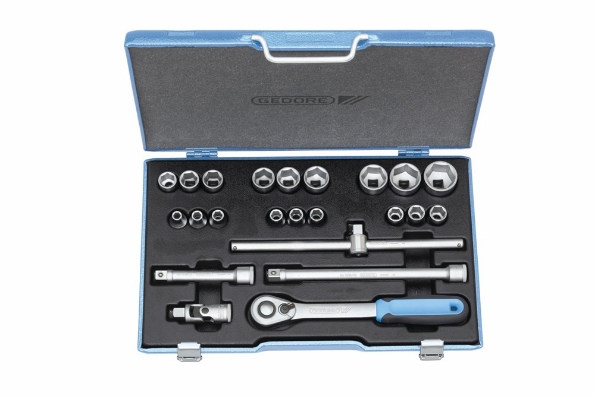 Afbeeldingen van GEDORE Dopsleutelset 1/2" 23-delig D 19 EMU-20