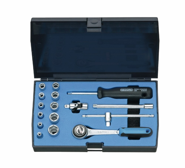 Afbeeldingen van GEDORE Dopsleutelset 1/4" 16-delig 20 EMU-3