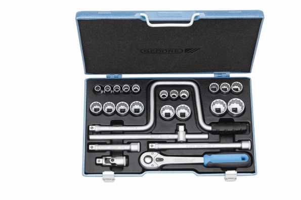 Afbeeldingen van GEDORE Dopsleutelset 1/2" 25-delig D 19 TMU-20