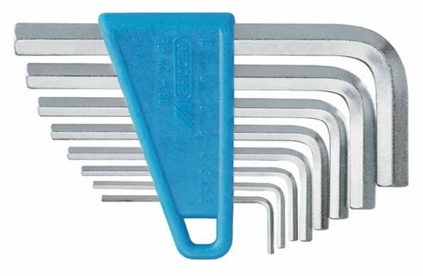 Afbeeldingen van GEDORE Stiftsleutelset tbv binnenzeskant-schroeven PH 42-88 8 delig  2-10mm