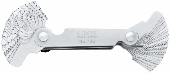 Afbeeldingen van GEDORE Schroefdraadmeter 706 52 delig