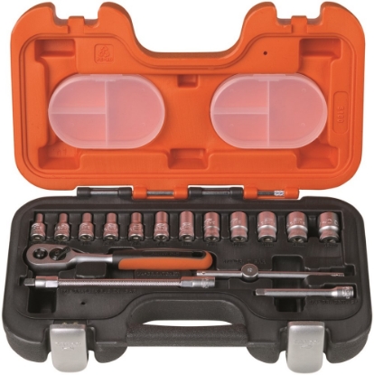 Afbeeldingen van BAHCO Doppenset 1/4" S160 16-delig