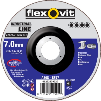 Afbeeldingen van Flexovit Afbraamschijf General Purpose A30S  T27/80 125x7,0x22