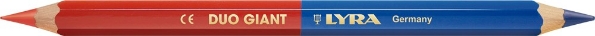 Afbeeldingen van LYRA Markeerpotlood Lyra DUO rood/blauw 18 cm