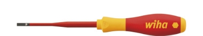 Afbeeldingen van Wiha Schroevendraaier SoftFinish electric slimFix sleufkop 3201 VDE 3,5 x 100