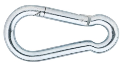 Afbeeldingen van DX Karabijnhaak C-DIN 5299 70x7 gegalvaniseerd