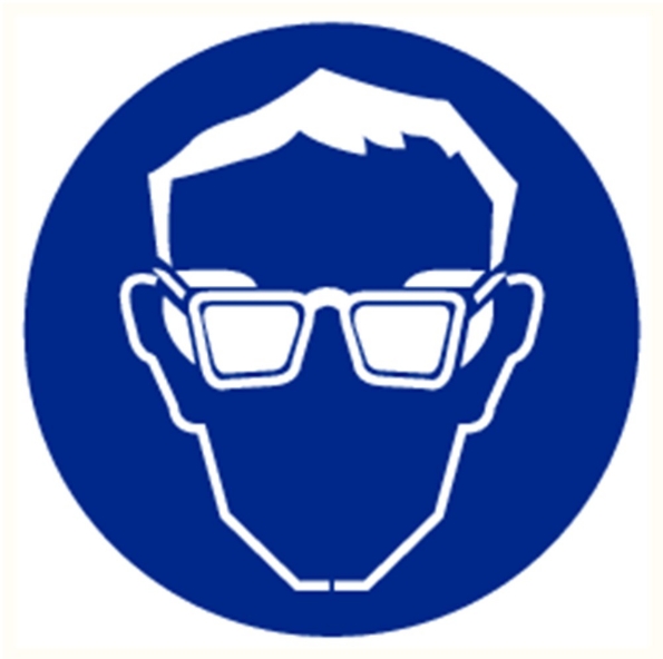 Afbeeldingen van Pikt-o-norm Pictogram oogbescherming verplicht 200mm