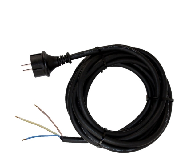 Afbeeldingen van Qwattpro aansluitsnoer 5 meter 3x1, h07rn-f ip44/16a
