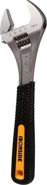 Afbeeldingen van Ironside Verstelbare schroefsleutel softgrip chroom 300mm