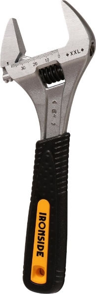 Afbeeldingen van Ironside Verstelbare schroefsleutel softgrip zwart 250mm