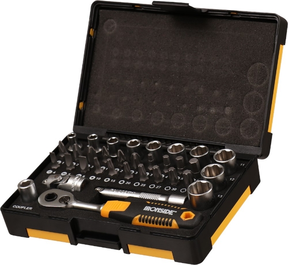 Afbeeldingen van Ironside Doppen-/bitset 1/4" 34 delig