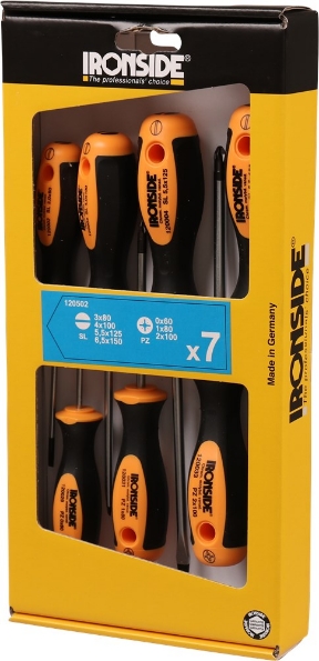 Afbeeldingen van Ironside Schroevendraaiersset Phillips 7 delig